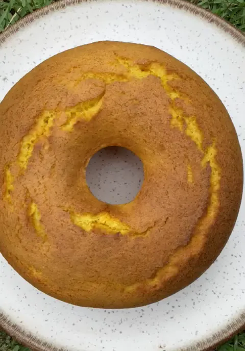 Bolo de Cenoura c/ Fubá