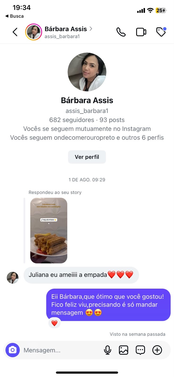 Depoimento de cliente