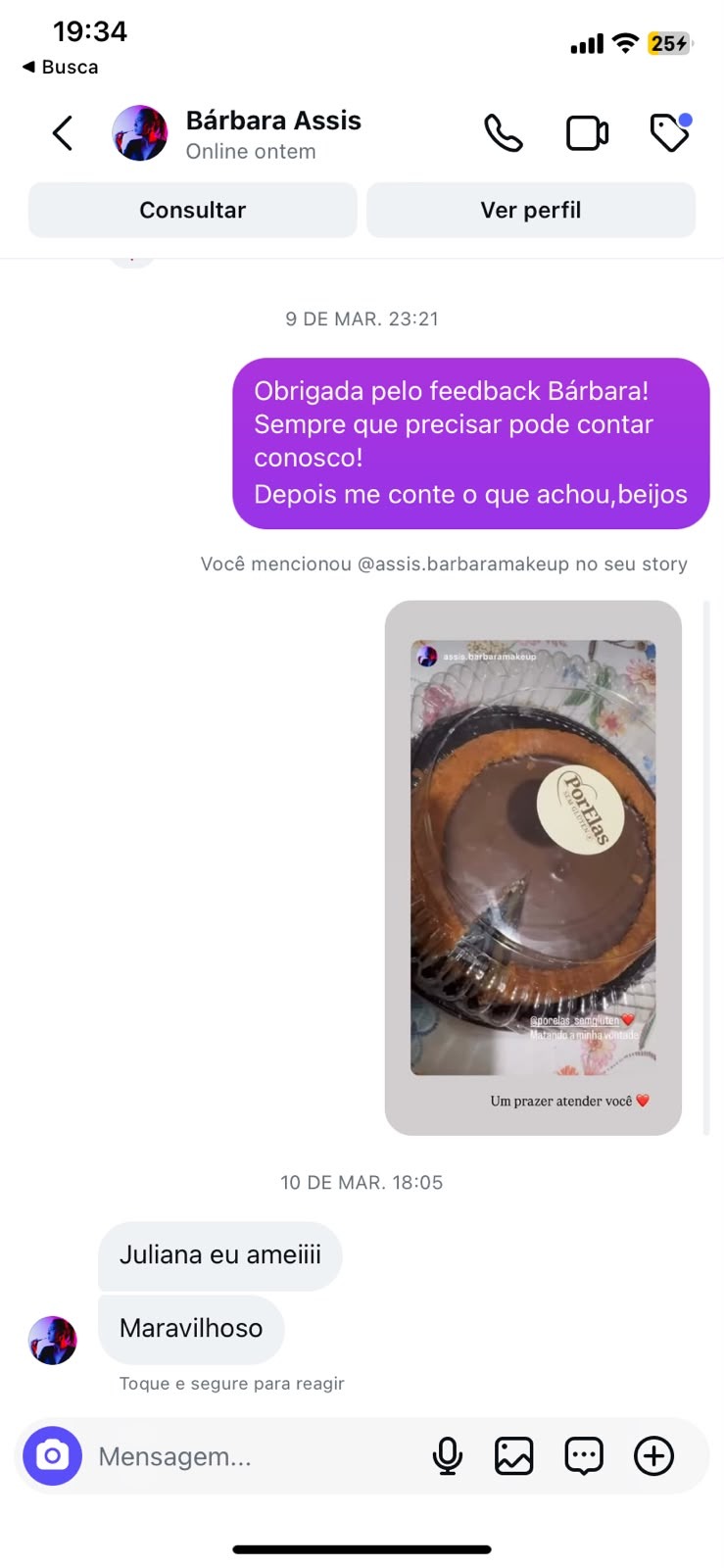 Depoimento de cliente